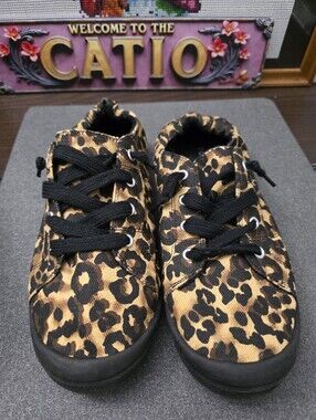 TORRID Riley Ruched Leapord Print Sneakers
